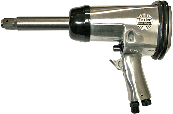Taylor Pneumatic T-7772L Impact Wrench with Extended Anvil