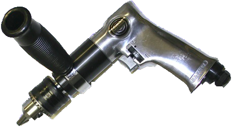Taylor Pneumatic T-7788HRK 1/2in Pistol Grip Reverse Drill with Keyless Chuck, 500 rpm